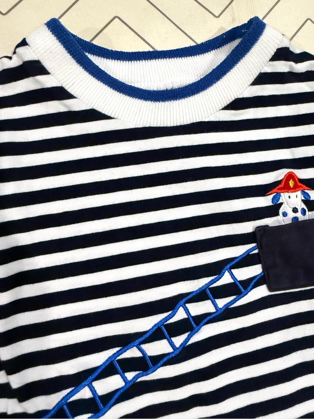 Florence Eisman Striped Fire Truck Shirt - Picture 6 of 10